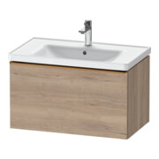 Duravit Waschtischunterschrank D-Neo 78,4x45,2cm, b geb/Ei ma, 1 Ausz., wandhängend