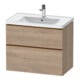 Duravit Waschtischunterschrank D-Neo 78,4x45,2cm, b geb/Ei ma, 1 Kast, 1 A-1