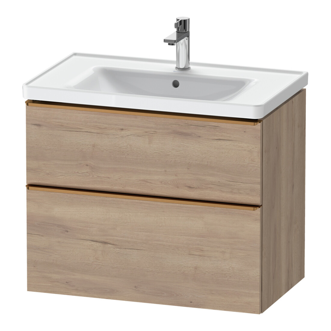 Duravit Waschtischunterschrank D-Neo 78,4x45,2cm, b geb/Ei ma, 1 Kast, 1 A