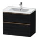 Duravit Waschtischunterschrank D-Neo 78,4x45,2cm, b geb/Ei s, 1 Kast, 1 Ausz.-1