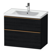 Duravit Waschtischunterschrank D-Neo 78,4x45,2cm, b geb/Ei s, 1 Kast, 1 Ausz.