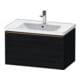 Duravit Waschtischunterschrank D-Neo 78,4x45,2cm, b geb/Ei sw, 1 Ausz., wandhängend-1