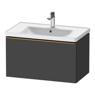 Duravit Waschtischunterschrank D-Neo 78,4x45,2cm, b geb/Gra m, 1 Ausz., wandhängend