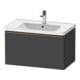 Duravit Waschtischunterschrank D-Neo 78,4x45,2cm, b geb/Gra m, 1 Ausz., wandhängend-1