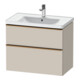 Duravit Waschtischunterschrank D-Neo 78,4x45,2cm, b geb/Ta m, 1 Kast, 1 Ausz.-1