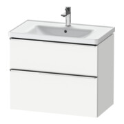Duravit Waschtischunterschrank D-Neo 78,4x45,2cm, c/w ma, 1 Schubk., 1 Ausz.-1