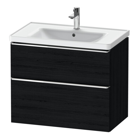 Duravit Waschtischunterschrank D-Neo 78,4x45,2cm, ch/Ei s, 1 Schubk., 1 Ausz.