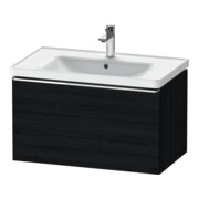 Duravit Waschtischunterschrank D-Neo 78,4x45,2cm, ch/Ei sw, 1 Ausz., wandhängend