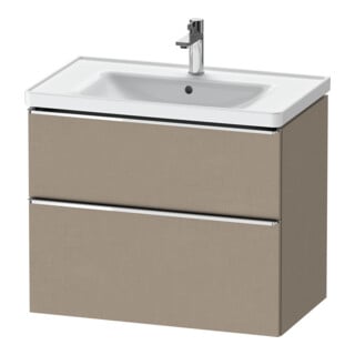 Duravit Waschtischunterschrank D-Neo 78,4x45,2cm, ch/Lein, 1 Schubk., 1 Ausz.