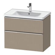 Duravit Waschtischunterschrank D-Neo 78,4x45,2cm, ch/Lein, 1 Schubk., 1 Ausz.