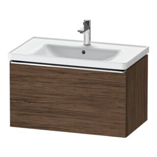 Duravit Waschtischunterschrank D-Neo 78,4x45,2cm, ch/nb dkl., 1 Ausz., wandhängend