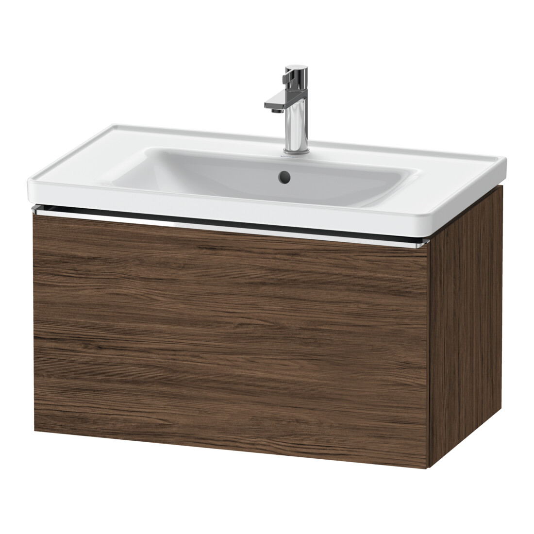 Duravit Waschtischunterschrank D-Neo 78,4x45,2cm, ch/nb dkl., 1 Ausz., wandhängend