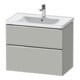 Duravit Waschtischunterschrank D-Neo 78,4x45,2cm, chr/Bet m, 1 Kast, 1 Ausz.-1