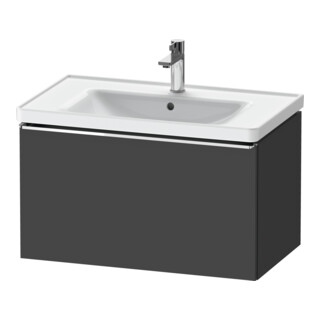 Duravit Waschtischunterschrank D-Neo 78,4x45,2cm, chr/Grap ma, 1 Ausz., wandhängend