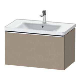Duravit Waschtischunterschrank D-Neo 78,4x45,2cm, chr/Leinen, 1 Ausz., wandhängend