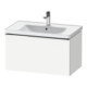 Duravit Waschtischunterschrank D-Neo 78,4x45,2cm, chr/we ma, 1 Ausz., wandhängend-1