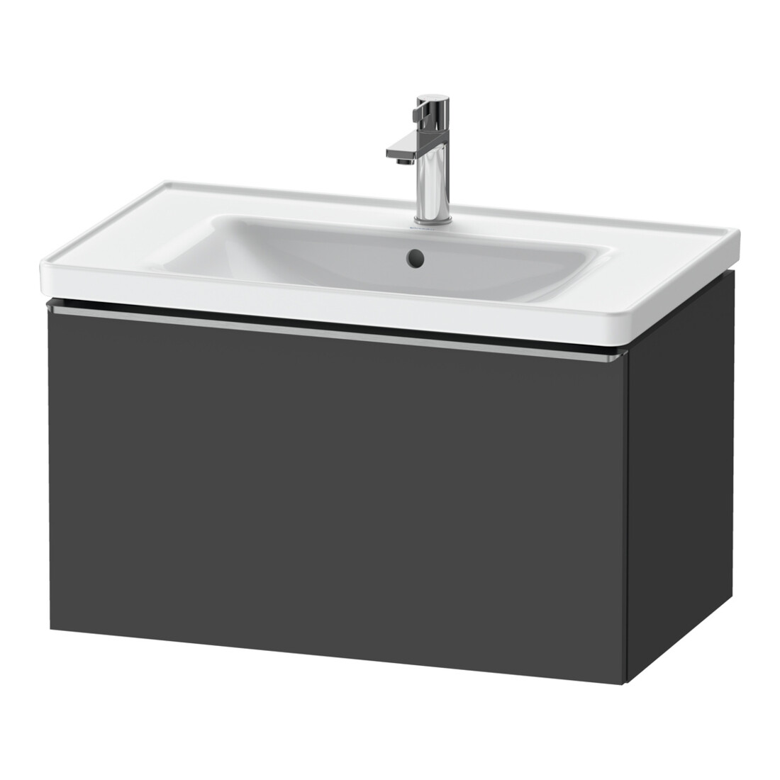 Duravit Waschtischunterschrank D-Neo 78,4x45,2cm, ES geb/Gra m, 1 A, wandhängend