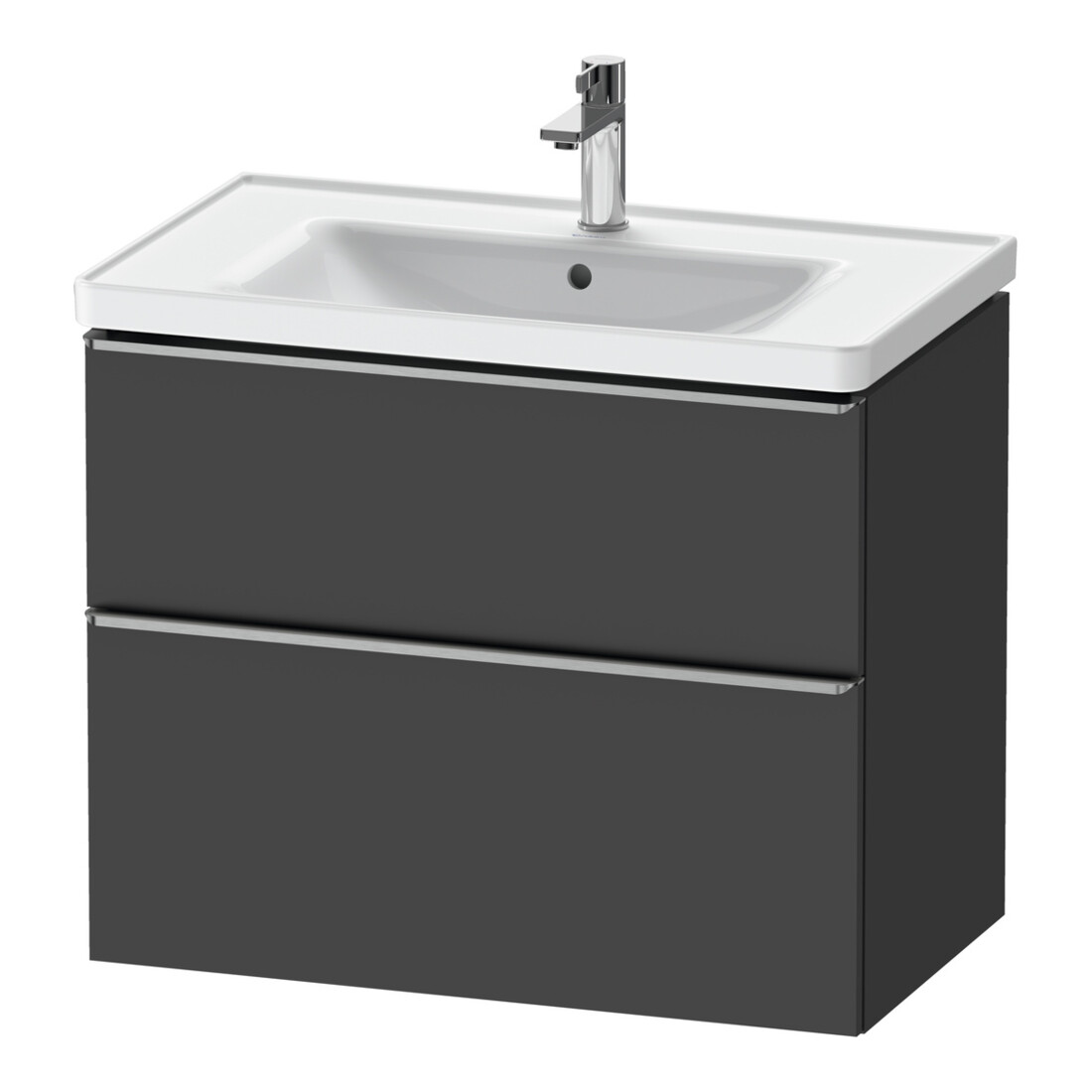 Duravit Waschtischunterschrank D-Neo 78,4x45,2cm, ES geb/Gra m, 1 Kast, 1 A