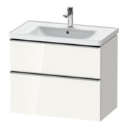 Duravit Waschtischunterschrank D-Neo 78,4x45,2cm, ES geb/w g, 1 Kast, 1 Ausz.