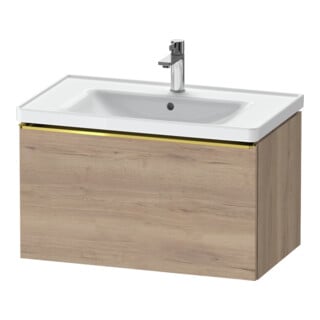 Duravit Waschtischunterschrank D-Neo 78,4x45,2cm, g pol/Ei ma, 1 Ausz., wandhängend