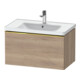 Duravit Waschtischunterschrank D-Neo 78,4x45,2cm, g pol/Ei ma, 1 Ausz., wandhängend-1