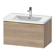 Duravit Waschtischunterschrank D-Neo 78,4x45,2cm, g pol/Ei ma, 1 Ausz., wandhängend