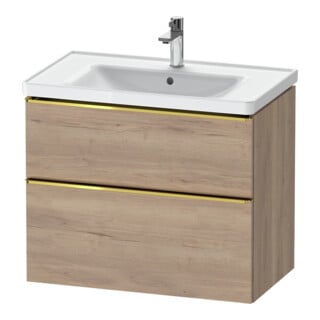 Duravit Waschtischunterschrank D-Neo 78,4x45,2cm, g pol/Ei ma, 1 Kast, 1 A