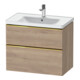 Duravit Waschtischunterschrank D-Neo 78,4x45,2cm, g pol/Ei ma, 1 Kast, 1 A-1