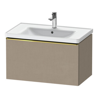 Duravit Waschtischunterschrank D-Neo 78,4x45,2cm, g pol/Lei, 1 Ausz., wandhängend