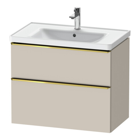 Duravit Waschtischunterschrank D-Neo 78,4x45,2cm, g pol/Tau m, 1 Kast, 1 A