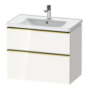 Duravit Waschtischunterschrank D-Neo 78,4x45,2cm, g pol/w g, 1 Kast, 1 Ausz.-1