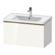 Duravit Waschtischunterschrank D-Neo 78,4x45,2cm, g pol/w hgl, 1 Ausz., wandhängend-1