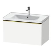 Duravit Waschtischunterschrank D-Neo 78,4x45,2cm, g pol/w ma, 1 Ausz., wandhängend