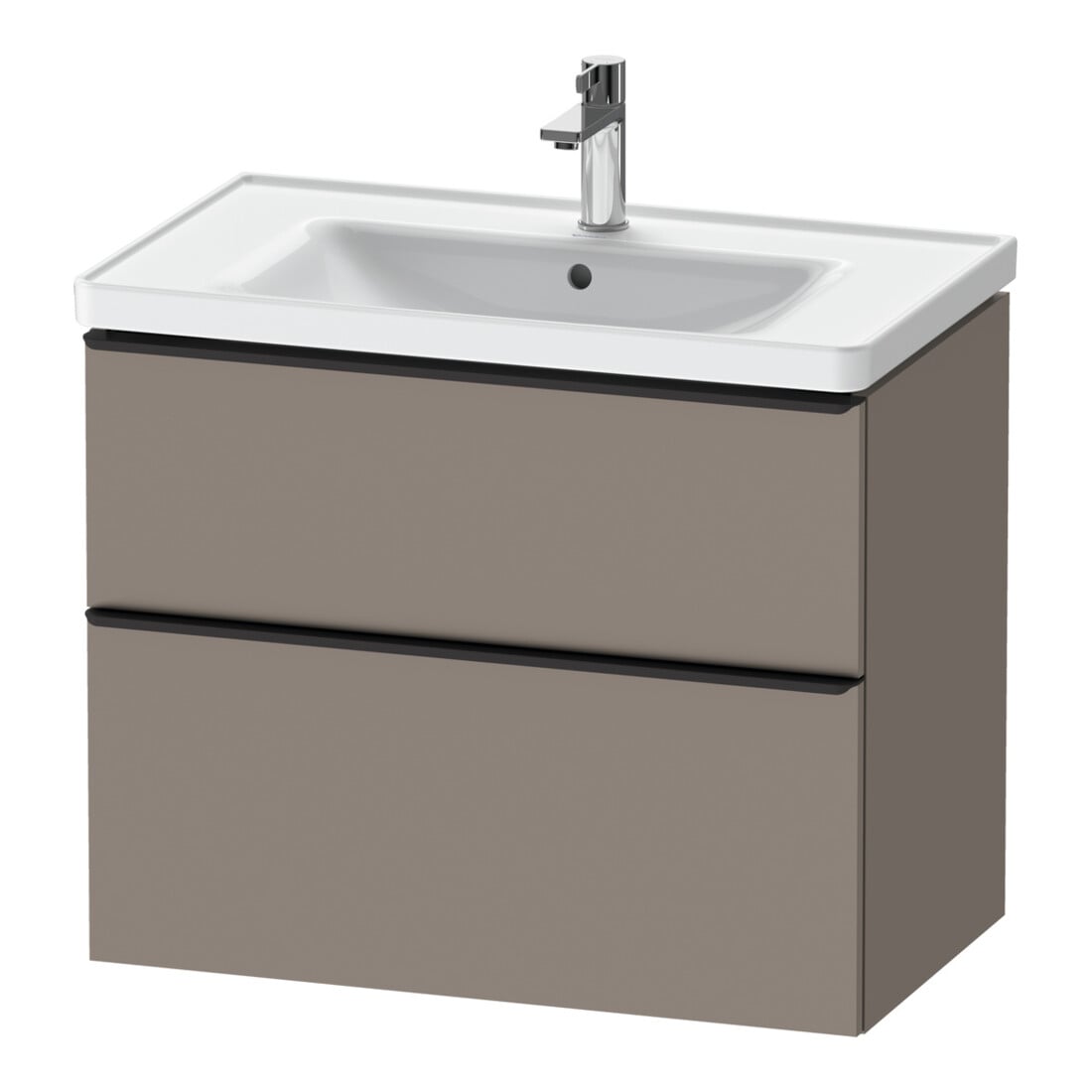 Duravit Waschtischunterschrank D-Neo 78,4x45,2cm, sw/Bas m, 1 Kast, 1 Ausz.