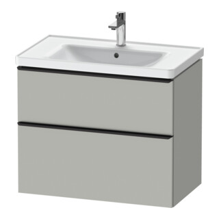Duravit Waschtischunterschrank D-Neo 78,4x45,2cm, sw/gr m, 1 Schubk., 1 Ausz.