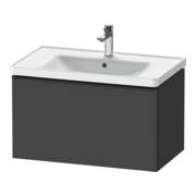 Duravit Waschtischunterschrank D-Neo 78,4x45,2cm, sw/Grap ma, 1 Ausz., wandhängend