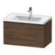 Duravit Waschtischunterschrank D-Neo 78,4x45,2cm, sw/Nuss d, 1 Ausz., wandhängend-1