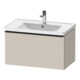 Duravit Waschtischunterschrank D-Neo 78,4x45,2cm, sw/Taup ma, 1 Ausz., wandhängend-1
