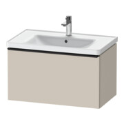 Duravit Waschtischunterschrank D-Neo 78,4x45,2cm, sw/Taup ma, 1 Ausz., wandhängend