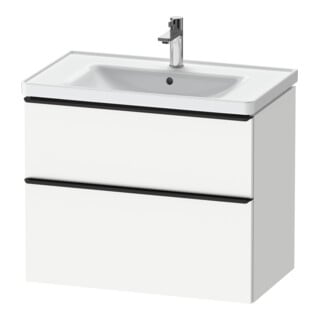 Duravit Waschtischunterschrank D-Neo 78,4x45,2cm, sw/w ma, 1 Schubk., 1 Ausz.