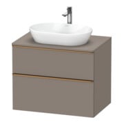 Duravit Waschtischunterschrank D-Neo 80x55cm, b geb/Bas m, 2 SBK, 1 A, 1 Pl