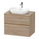 Duravit Waschtischunterschrank D-Neo 80x55cm, b geb/Ei ma, 2 SBK, 1 A, 1 Pl-1