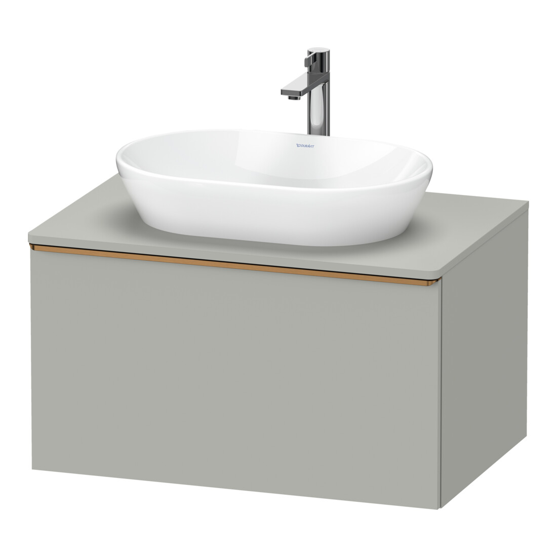 Duravit Waschtischunterschrank D-Neo 80x55cm, b geb/gr m, 1 A, 1 Pl, wandhängend