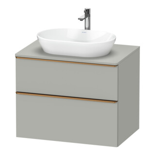 Duravit Waschtischunterschrank D-Neo 80x55cm, b geb/gr m, 2 SBK, 1 A, 1 Pl