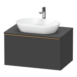 Duravit Waschtischunterschrank D-Neo 80x55cm, b geb/Gra m, 1 A, 1 Pl, wandhängend