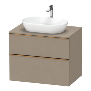 Duravit Waschtischunterschrank D-Neo 80x55cm, b geb/Lei, 2 SBK, 1 A, 1 Pl