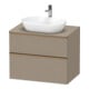 Duravit Waschtischunterschrank D-Neo 80x55cm, b geb/Lei, 2 SBK, 1 A, 1 Pl-1