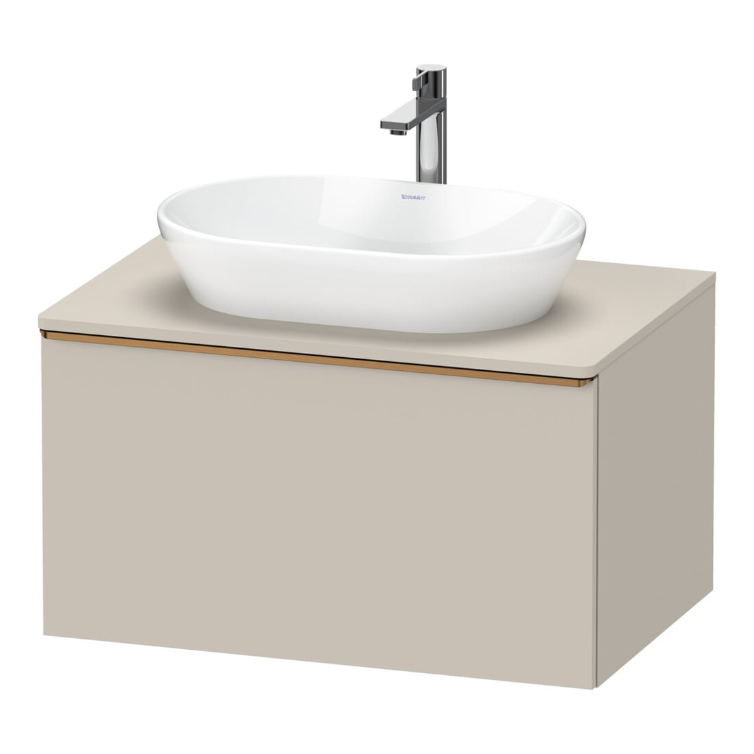 Duravit Waschtischunterschrank D-Neo 80x55cm, b geb/Ta m, 1 A, 1 Pl, wandhängend