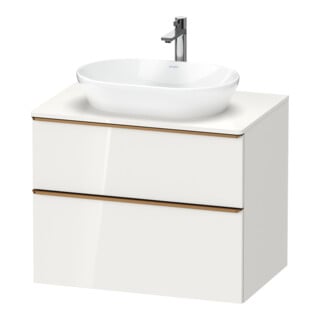Duravit Waschtischunterschrank D-Neo 80x55cm, b geb/w g, 2 SBK, 1 A, 1 Pl