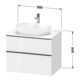 Duravit Waschtischunterschrank D-Neo 80x55cm, ch/Bas m, 2 SBK, 1 A, 1 Pl